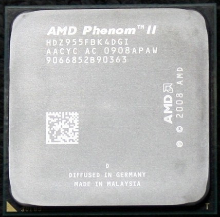 AMD4核处理器 羿龙II X4 955黑盒