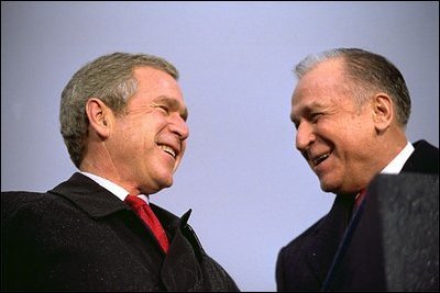 2002年会见布什 