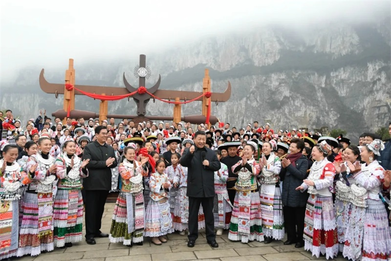 2021年习近平到访黔西