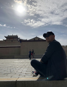 2018年,孙钦敏在嘉峪关