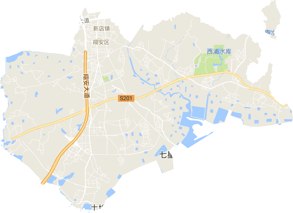 原新店街道电子地图