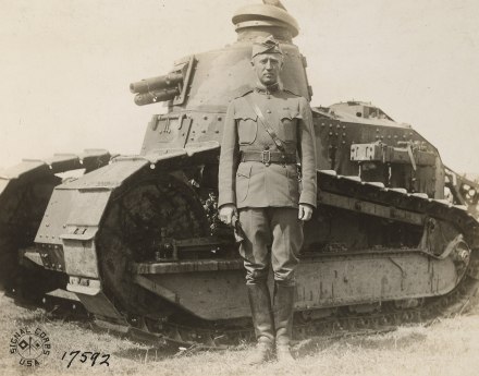 1918年，巴顿在一战