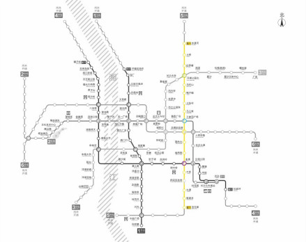 5号线一期线路图