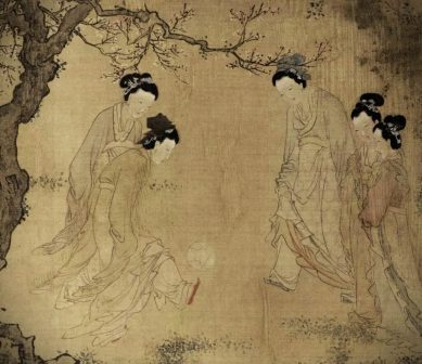 中国古代蹴鞠图