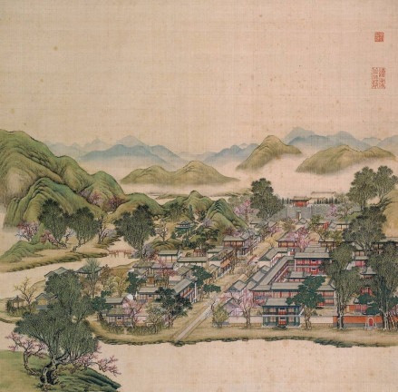 坐石临流