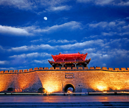 襄阳城夜景