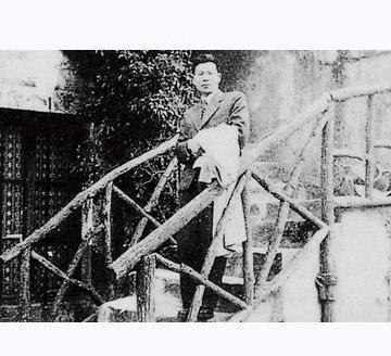 1949年，吴冠中在米勒故居
