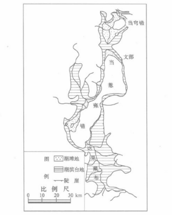 当惹雍错地形图