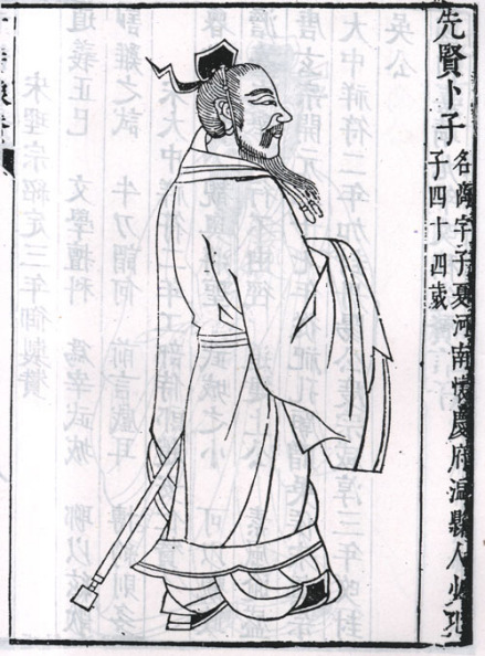 卜商立像 