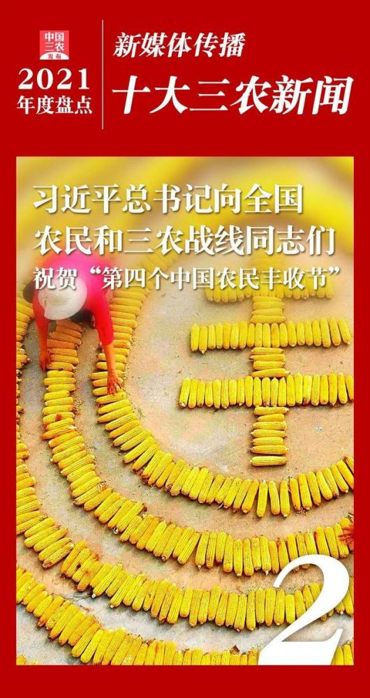 2021年度新媒体传播十大三农新闻