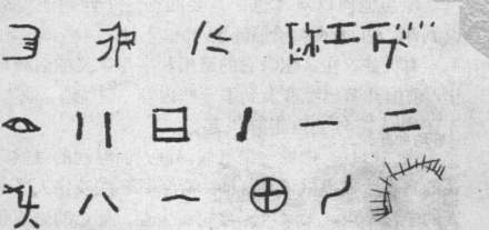 贾湖契刻文
