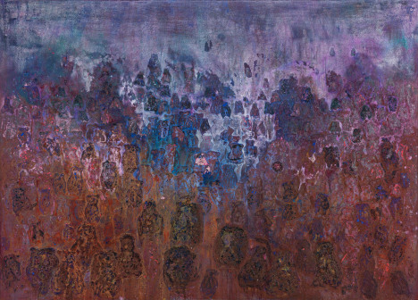 10-《蝉焰》-综合材料-250cmX180cm-2014