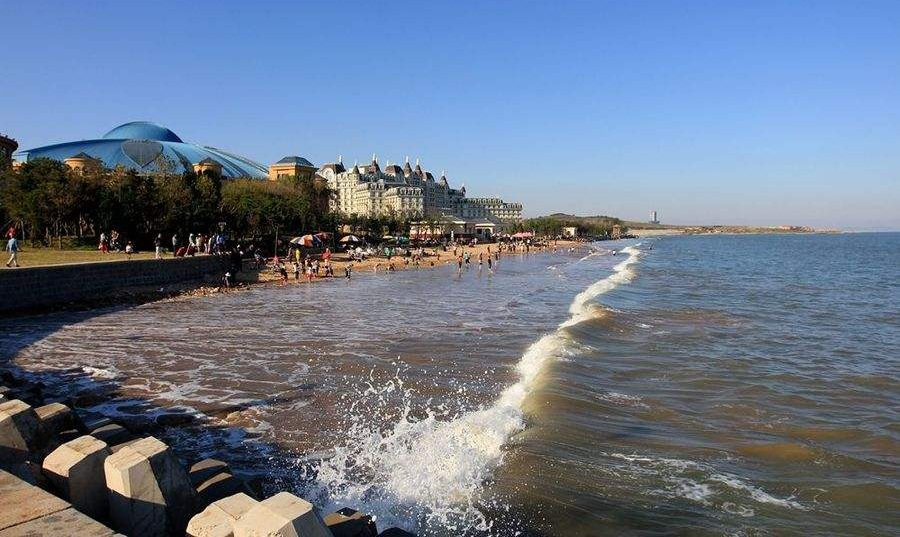 大任河入海口的海泉湾度假城