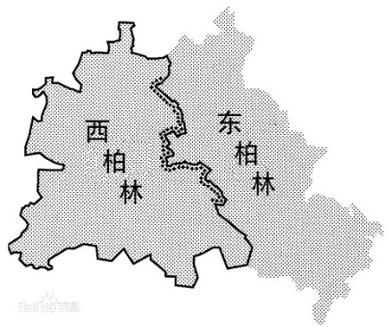 柏林墙地图显示