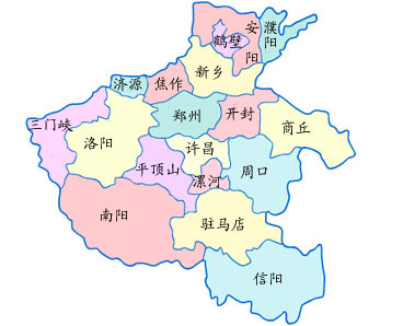 河南地图