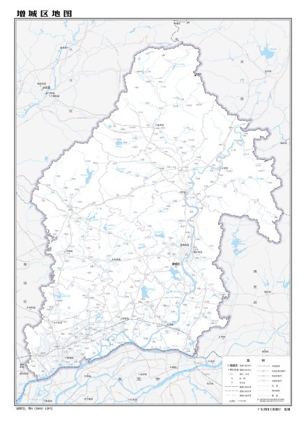  增城区地图