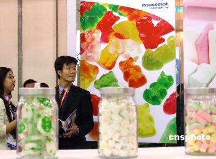 含食品添加剂的糖果