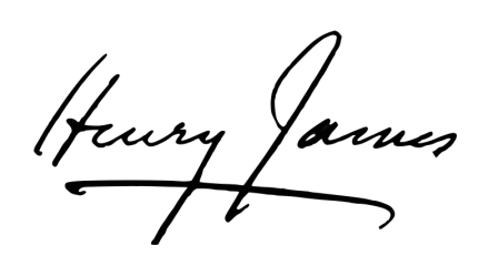 亨利·詹姆斯签名