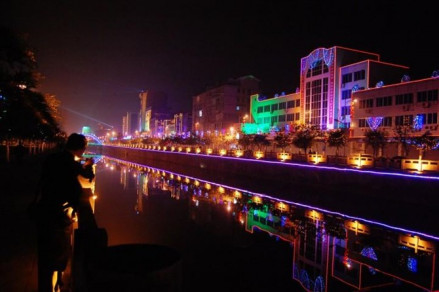 县城 夜景