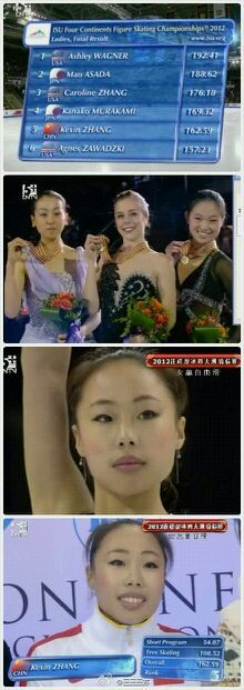 张可欣2012四大洲成绩及图片