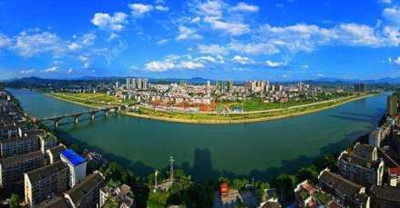 新化县县城全景