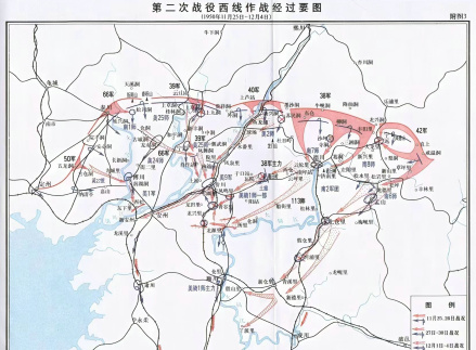 抗美援朝第二次战役要图