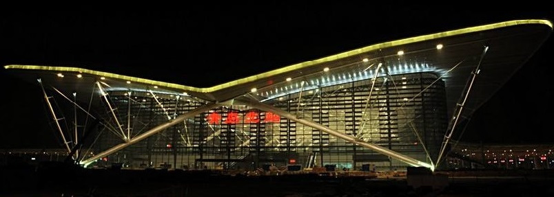 青岛北站夜景