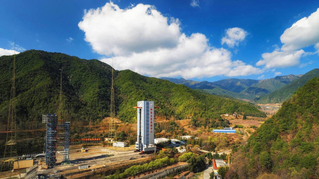 西昌卫星发射中心全景