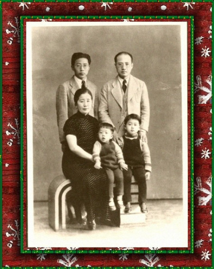 祖孙三代（祖父：童寯）