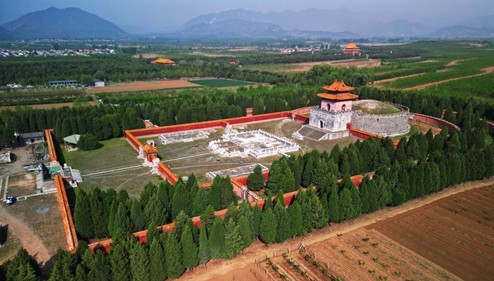 昭西陵全景图
