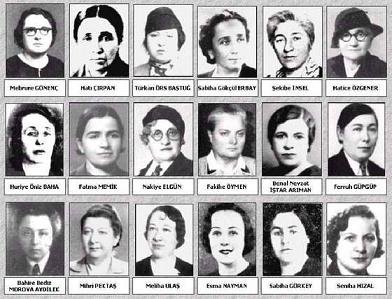 1935年首次进入国会的18位女性议员