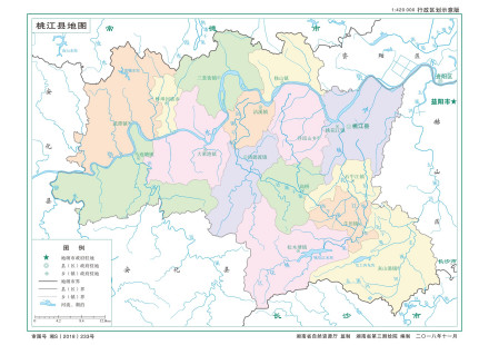  桃江县地图
