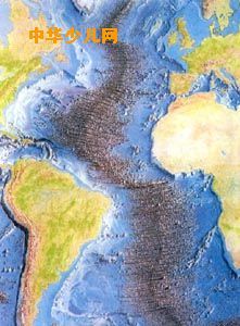 大西洋海岭图