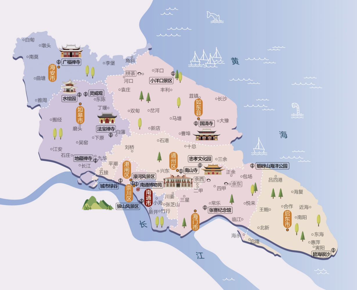 南通人文地图