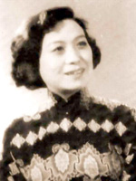 小白玉霜像 