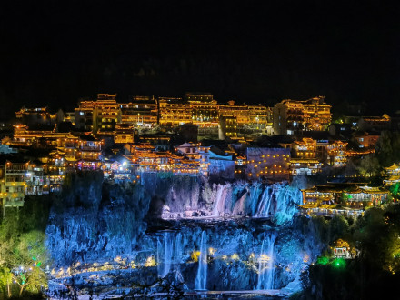 芙蓉镇夜景