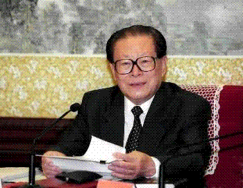 江泽民主席视察张江高科