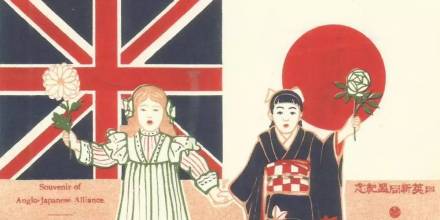 英日同盟宣传海报