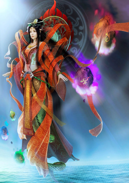 女娲蛇身形象