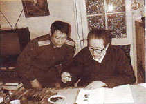 刘开渠在工作