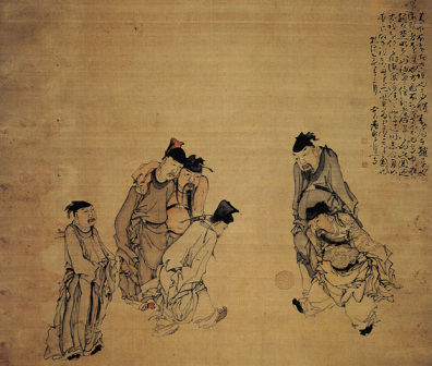 中国古代蹴鞠图