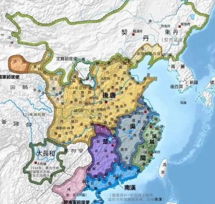 后唐灭前蜀后的形势