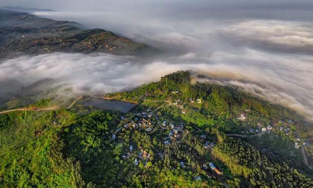 龙泉山鸟瞰图