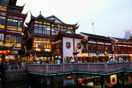 老城厢的豫园