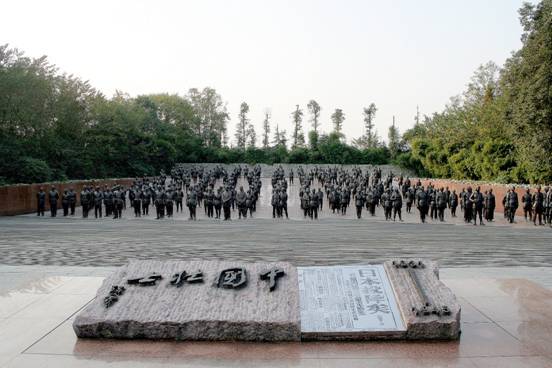 中国壮士群雕广场