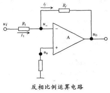 图1 反相比例运算电路