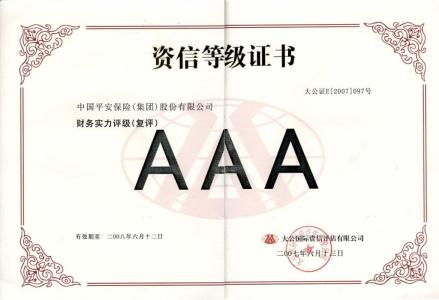 信用等级证书截图(2)