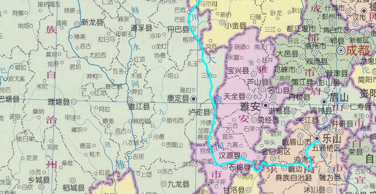 河道走向