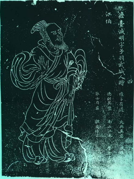 澹台灭明杭州石刻像