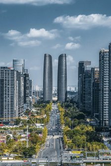 成都市风景图